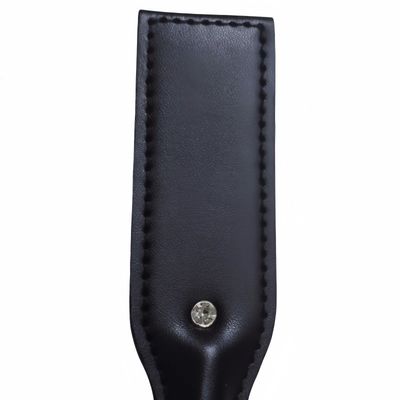 Diamond-Handle Leather Paddle - For Sensual Impact Play