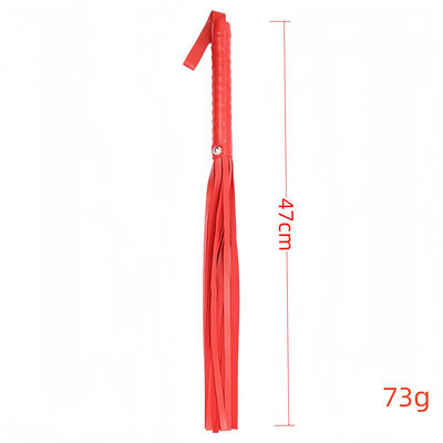 Fringe Flogger Spanking Whip - for BDSM & Adult Play, Red