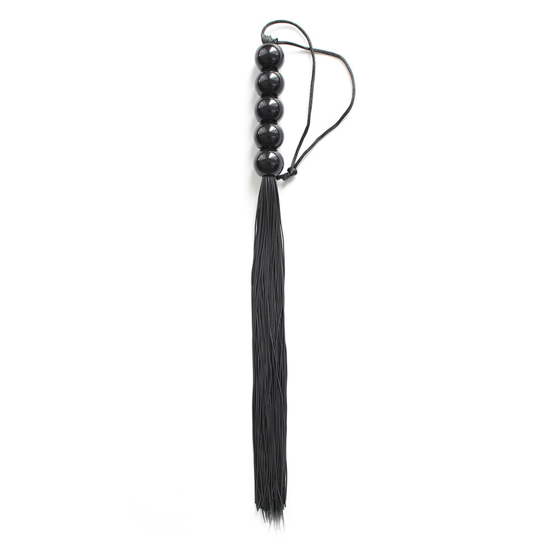 Durable Silicone With Big Plastic Beads Whips Teasing The Passion Fun Between Lovers BDSM Game