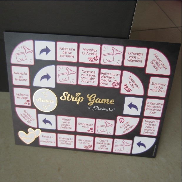 2mm Thickness Game Cardboard Accessories Both Sides With Customized Printing For Couples
