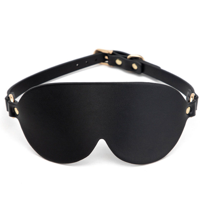 High-quality PU leather eye mask, SM play mask, SM sex toys
