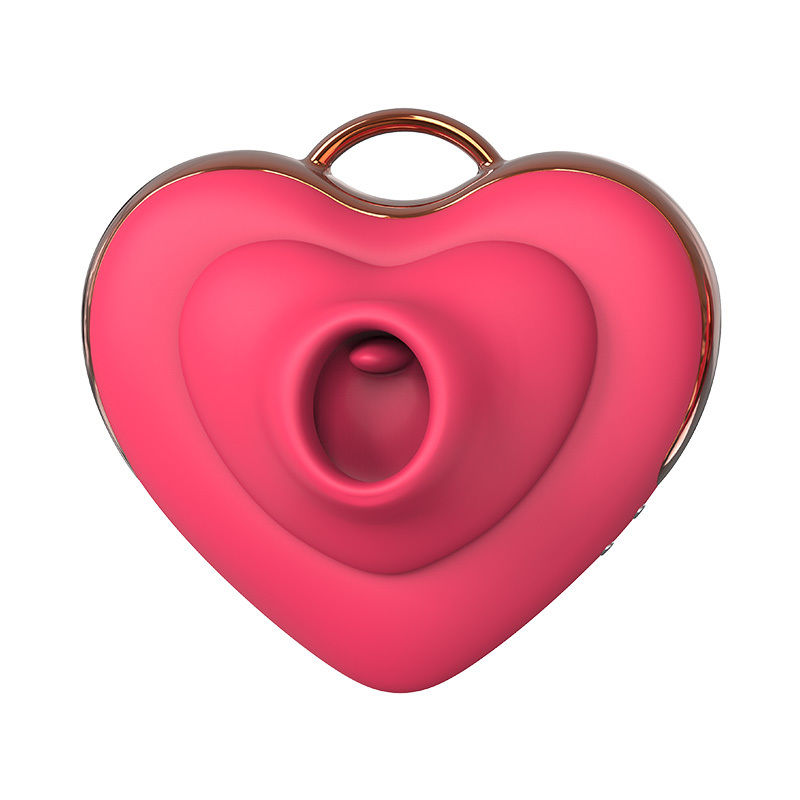 Sucking/ Tongue Licking 2 IN 1 Love Necklace Vibrator, Female clitoral stimulation sex toys