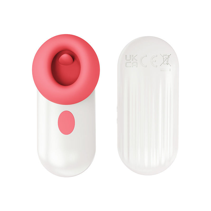 2 IN 1 Tongue Licking/Sucking Earphone Vibrator, Female clitoral stimulation sex toys