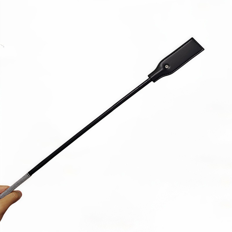 Diamond-Handle Leather Paddle - For Sensual Impact Play