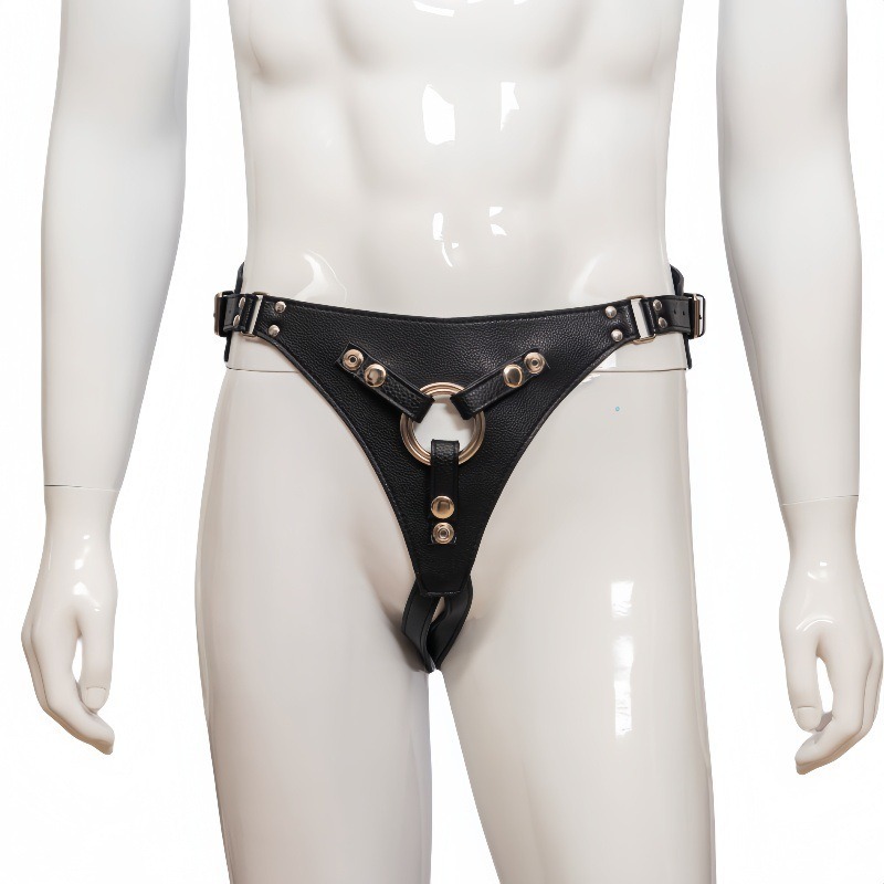 Adjustable Sexy Faux PU Leather Strapon Harness